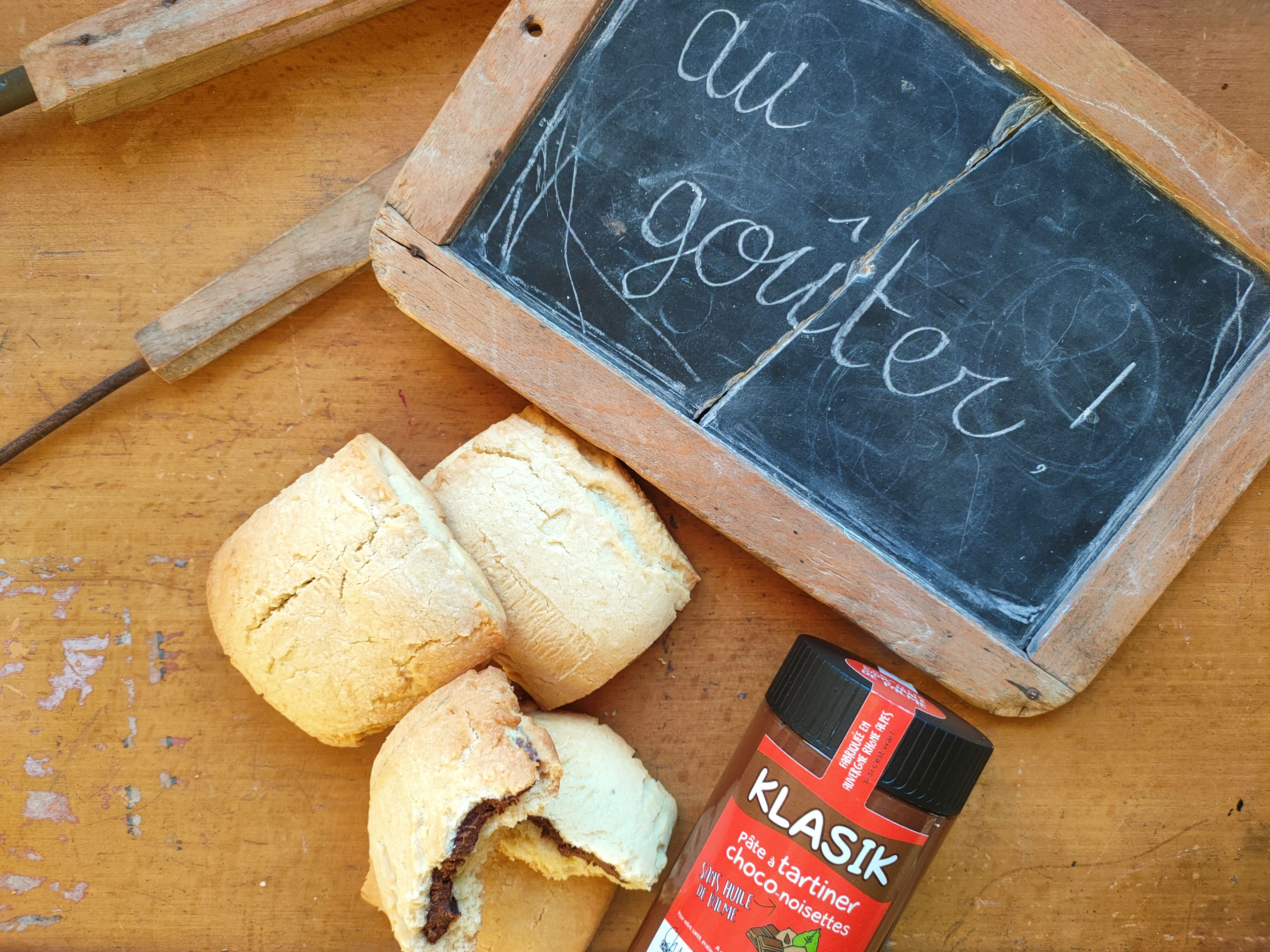 La  recette facile et rapide des biscuits sablés à la pâte à tartiner classique